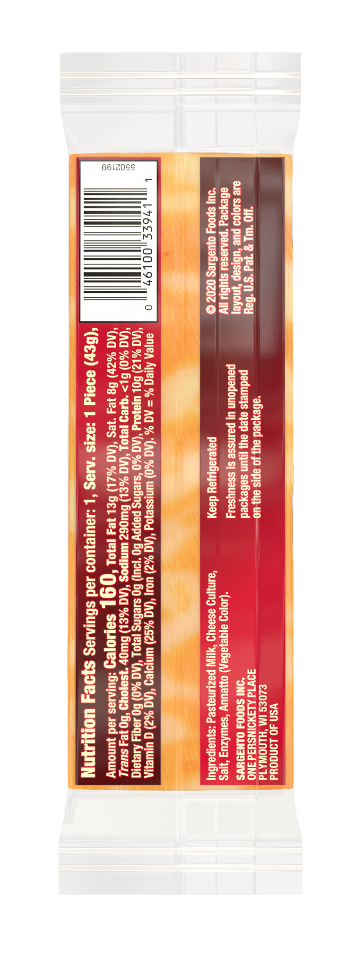 slide 3 of 4, Sargento 1.5 oz Colby Jack Cheese Stick, 1.5 oz