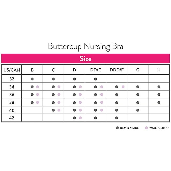 slide 5 of 5, Bravado Designs Buttercup Size Nursing Bra - Black, 34 gram