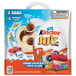 Kinder Joy Eggs Sweet Cream and Chocolate Wafers with Toy Inside
