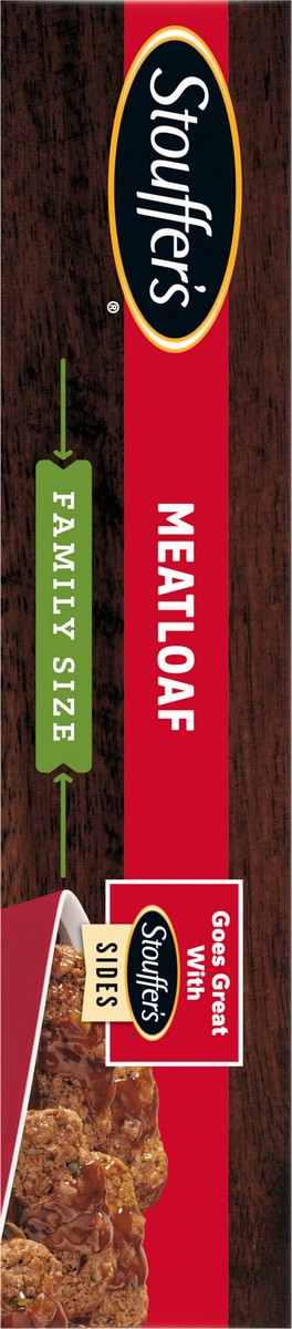 slide 10 of 12, Stouffer's Stouffer’s Meatloaf, Two Family Size Trays, Frozen Meatloaf 66 oz, 2 ct