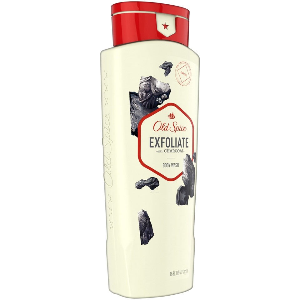 Old Spice Exfoliate With Charcoal Body Wash 16 fl oz Shipt