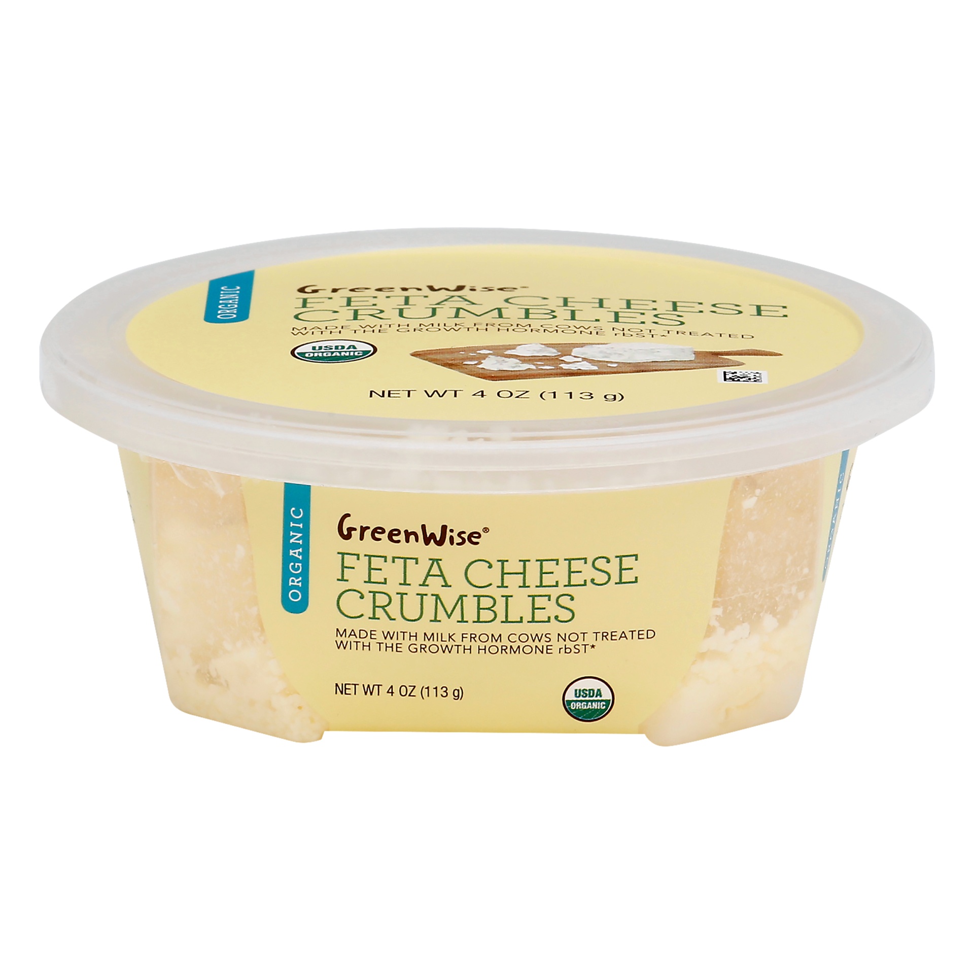 slide 1 of 1, GreenWise Organic Feta Cheese Crumbles, 4 oz