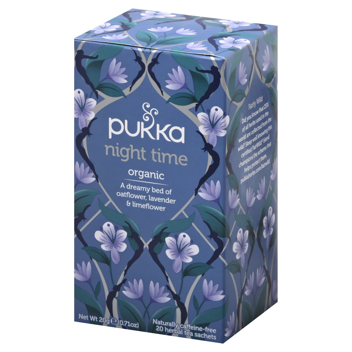 slide 4 of 12, Pukka Organic Herbal Tea Night Time with Valerian, 20 Tea Bags - 20 ct, 20 ct