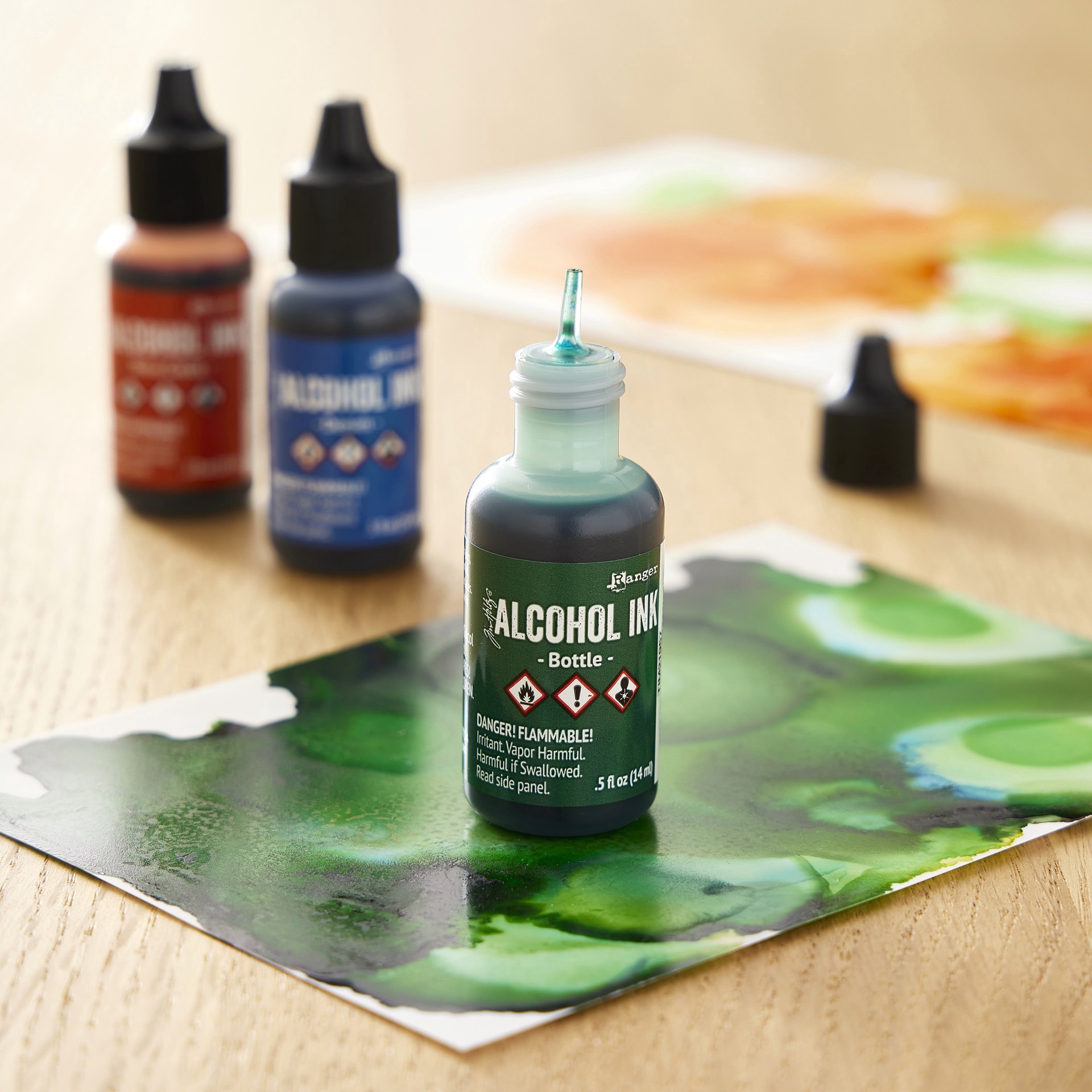 slide 3 of 4, Ranger Tim Holtz Alcohol Ink Kit, Rustic Lodge, 0.5 fl oz