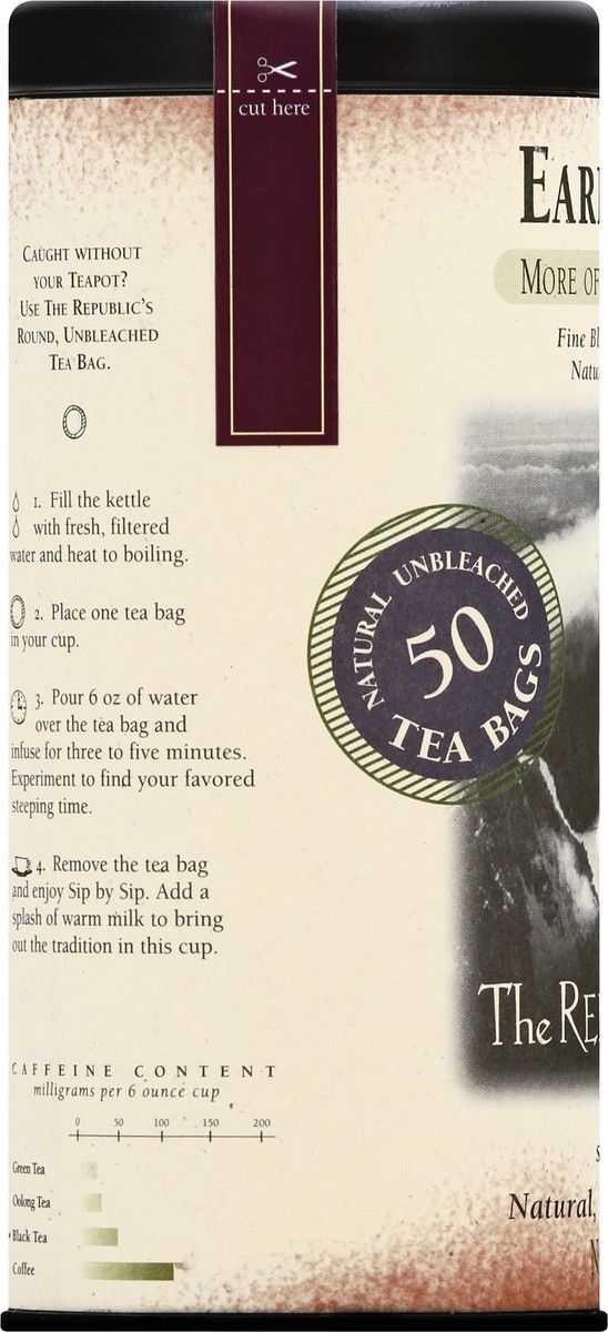 slide 10 of 11, The Republic of Tea Earl Greyer Tin Teabags - 50 ct, 50 ct