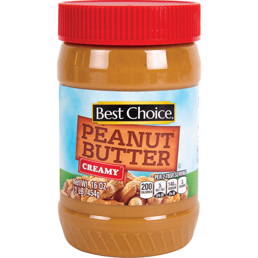 slide 1 of 1, Best Choice Creamy Peanut Butter, 18 oz