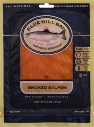 Blue Hill Bay Salmon Smoked Pre-Sliced - 4 Oz