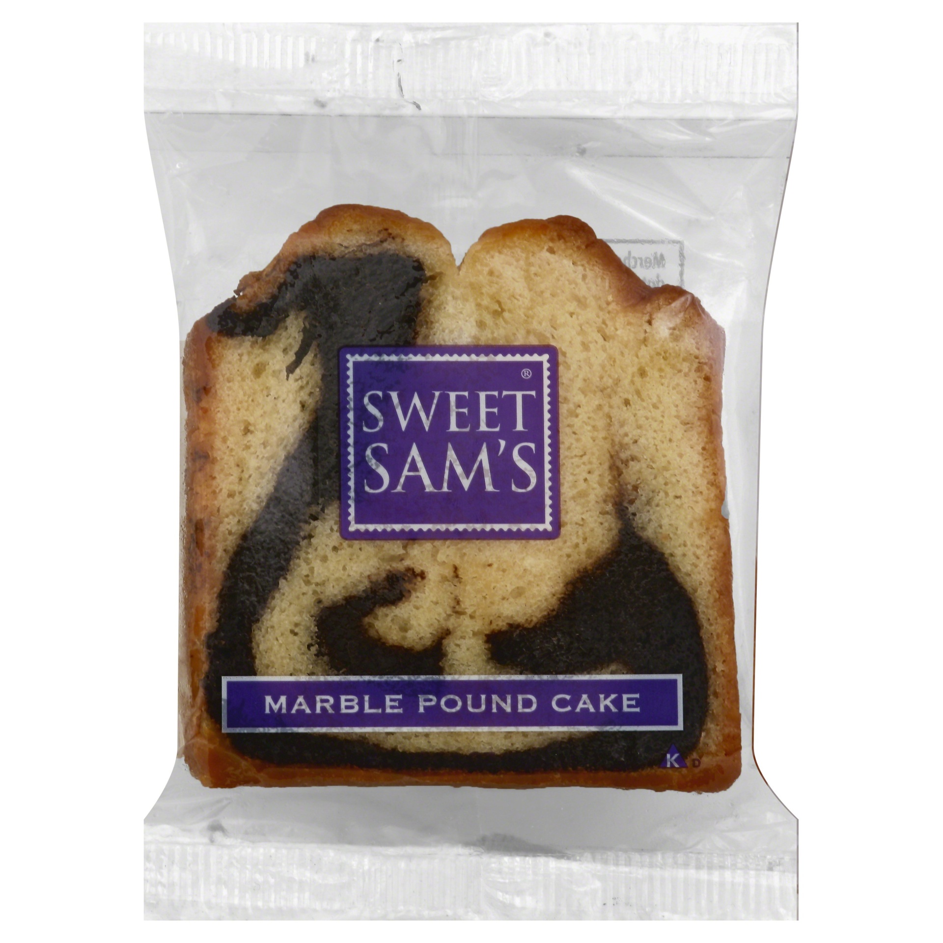 slide 1 of 1, Sweet Sam's Marble Pound Cake, 3.1 oz