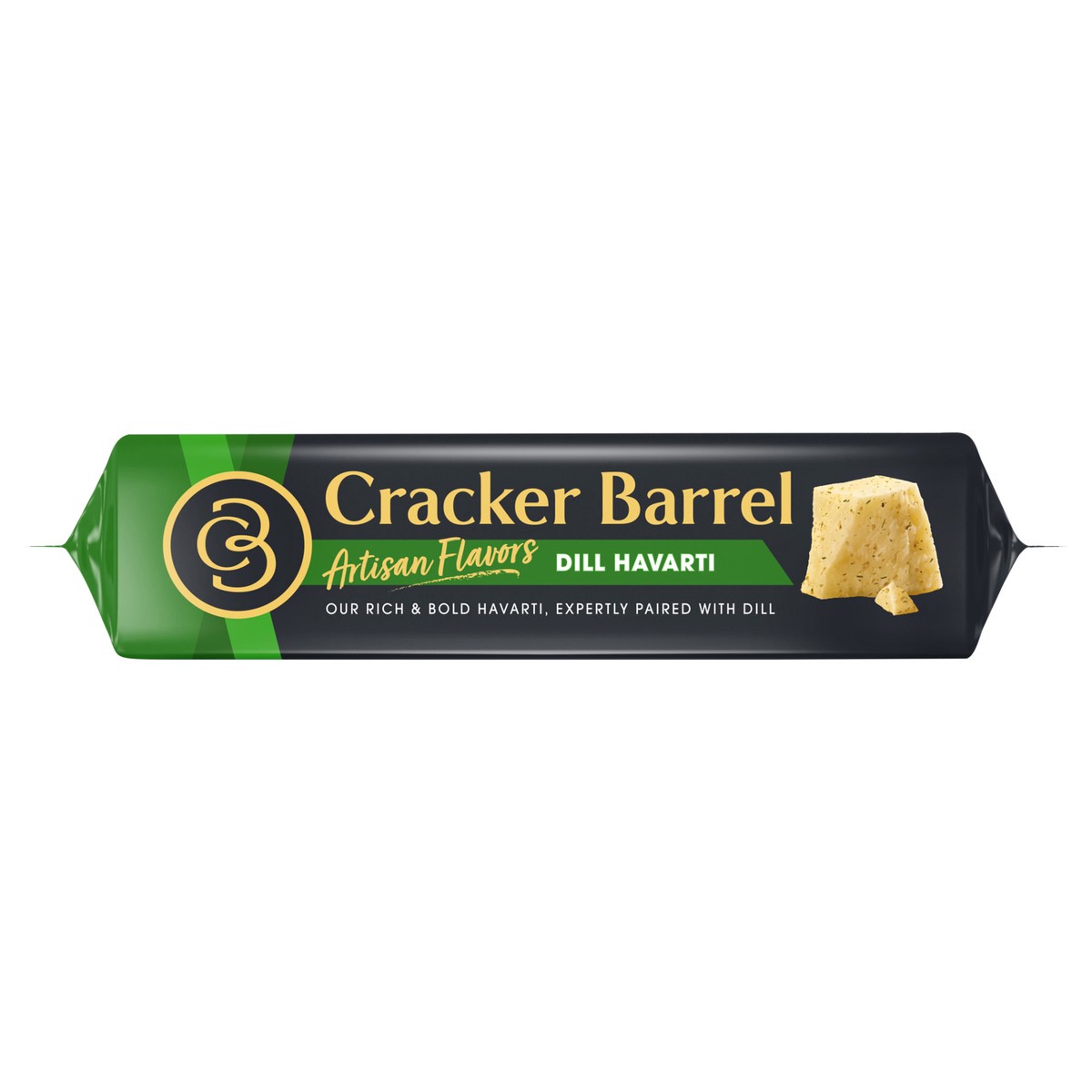 slide 12 of 14, Cracker Barrel Artisan Flavors Dill Havarti Cheese 7 oz, 7 oz