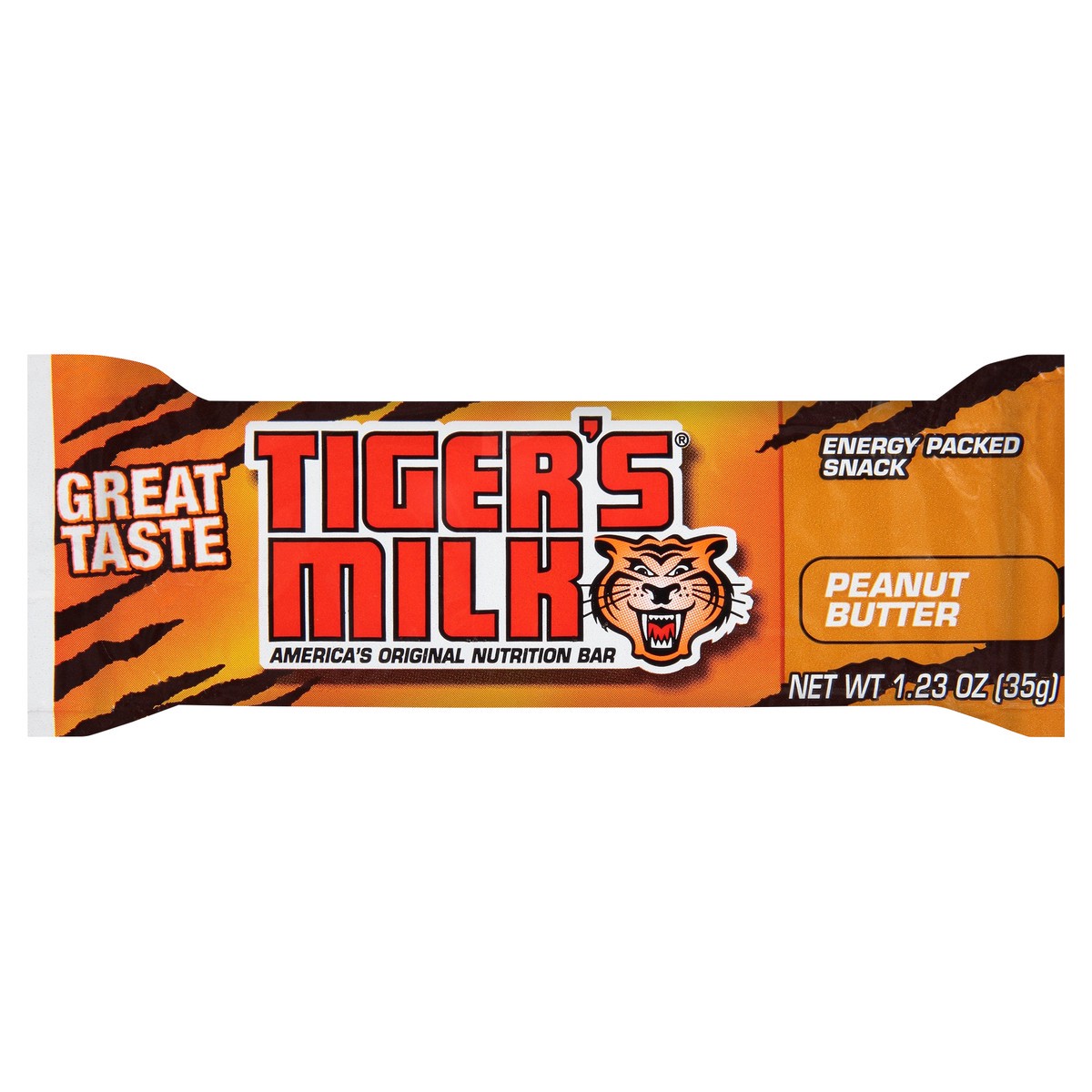 slide 11 of 11, Tiger's Milk Peanut Butter Nutrition Bars 24-1.25 oz. Wrappers, 35 g