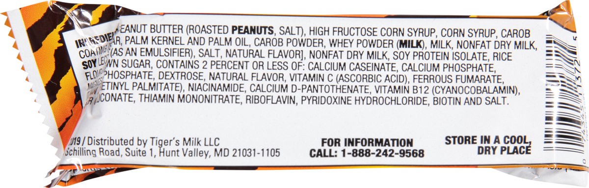 slide 8 of 11, Tiger's Milk Peanut Butter Nutrition Bars 24-1.25 oz. Wrappers, 35 g