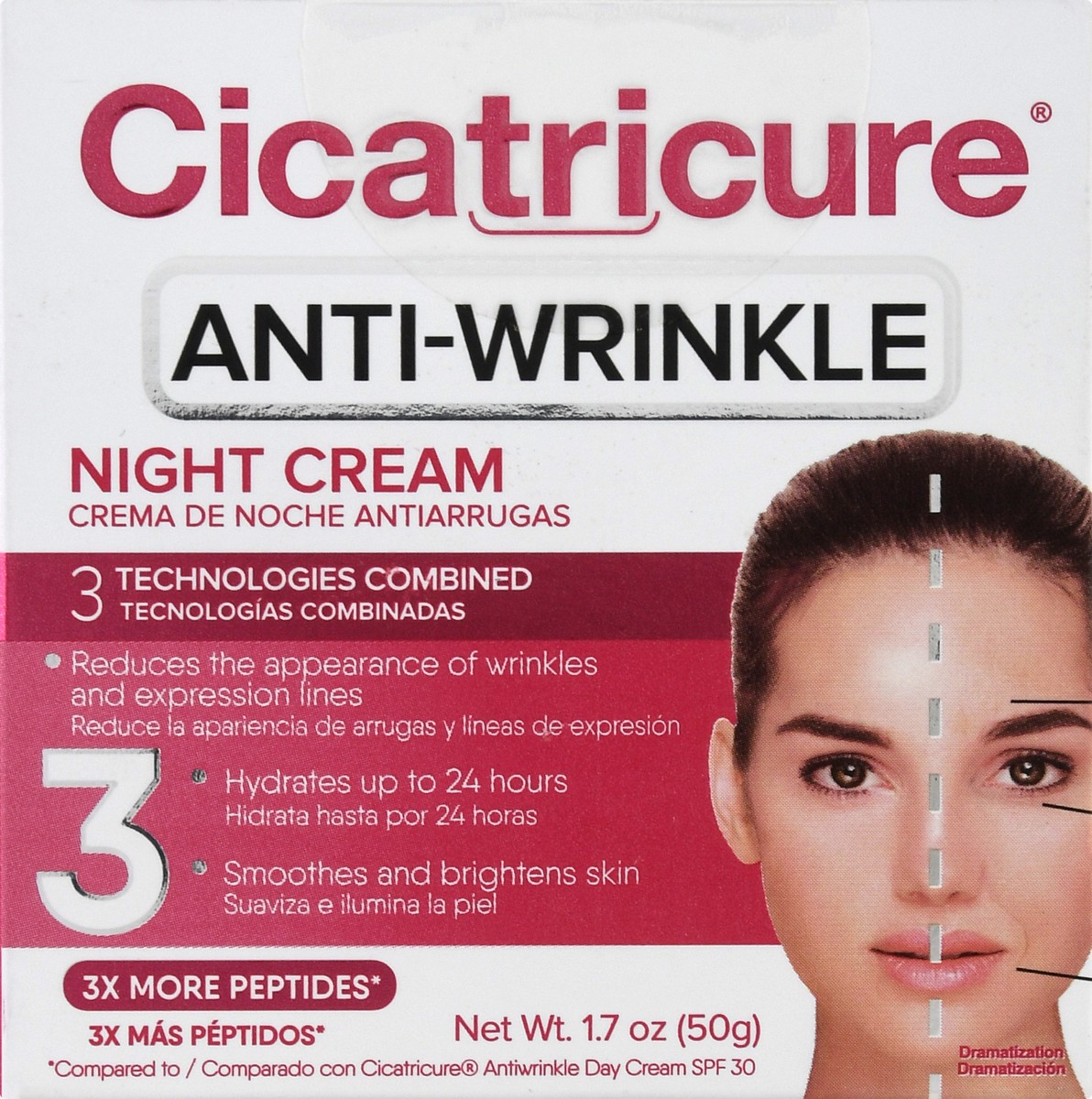 slide 7 of 12, Cicatricure Anti-Wrinkle Night Cream 1.7 oz, 1.7 oz