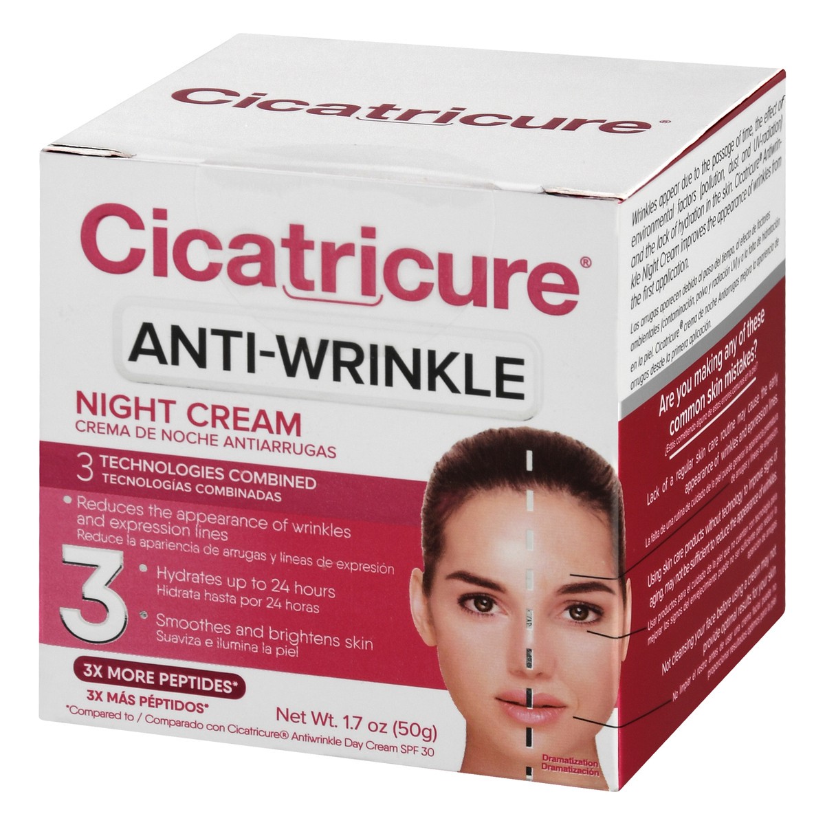 slide 10 of 12, Cicatricure Anti-Wrinkle Night Cream 1.7 oz, 1.7 oz