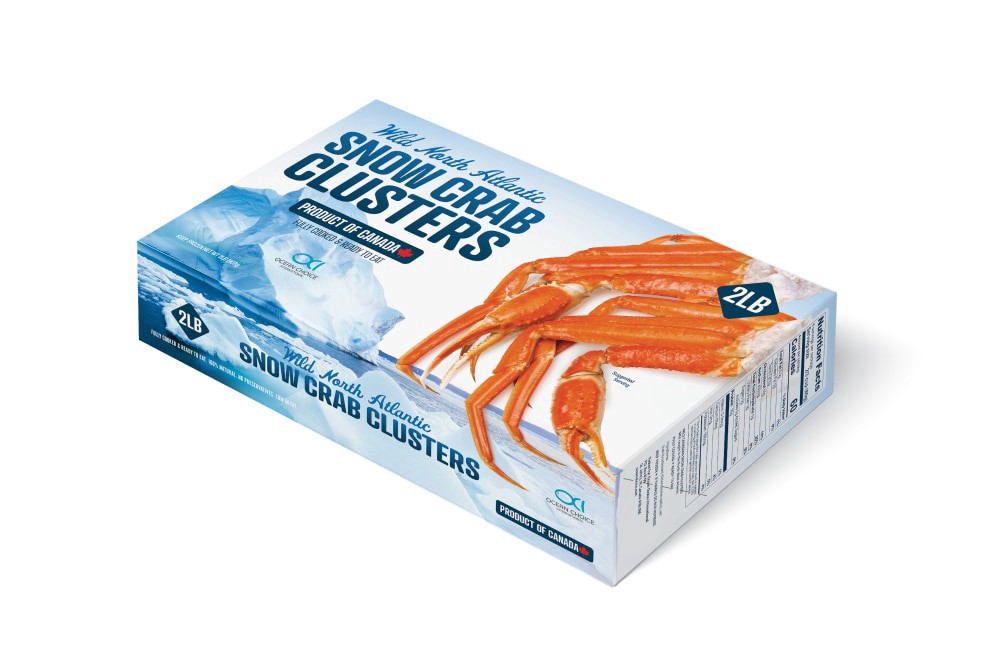 slide 1 of 1, Ocean Choice Wild North Atlantic Snow Crab Clusters, 2 lb