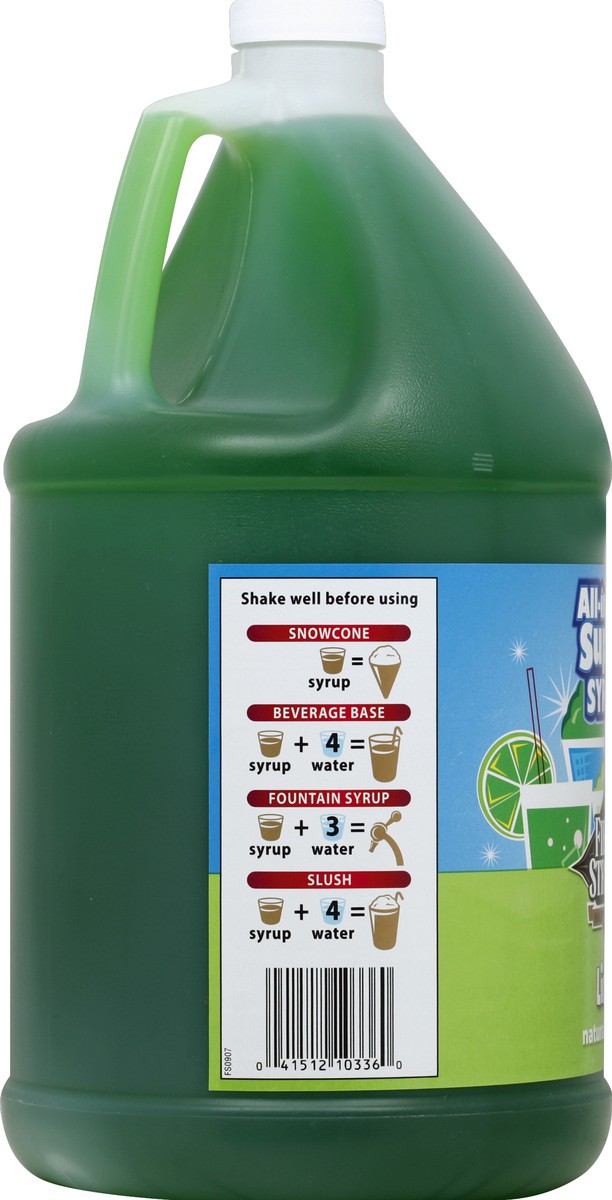 slide 6 of 6, First Street Lime Syrup - 1 gal, 1 gal