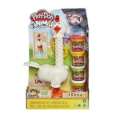 slide 1 of 1, Play-Doh Cluck A Dee Feather Fun Chicken, 1 ct