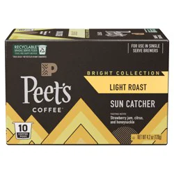 Peet's Coffee Sun Catcher Light Roast Coffee Pods - 10 ct