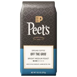 Peet's Coffee Off the Grid Medium Roast Ground Coffee - 10.5 oz Bag