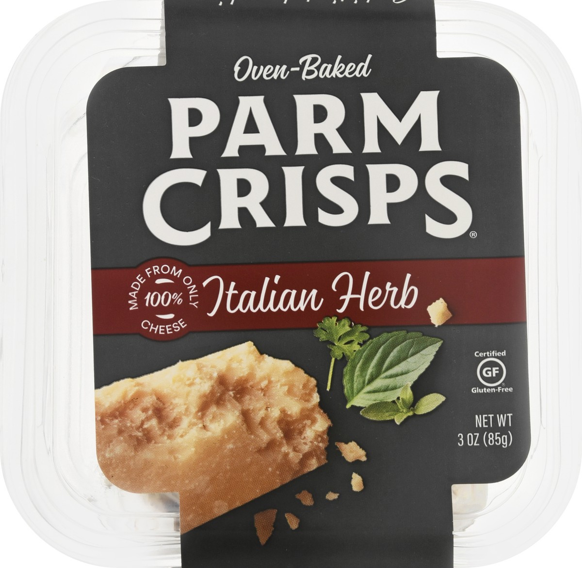 slide 6 of 10, ParmCrisps Italian Herb Oven-Baked Crisps, 3 oz