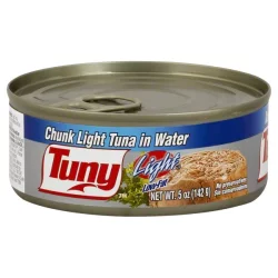 Tuny Chunk Light Tuna In Water - 5 oz