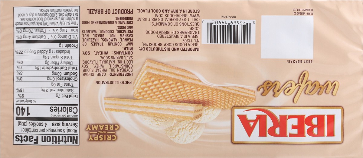 slide 2 of 9, Iberia Vanilla Wafers 4.9 oz, 4.9 oz