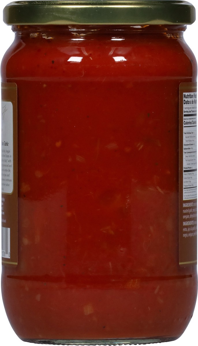 slide 6 of 9, FLORA FINE FOODS Garlic Pasta Sauce, 24 oz