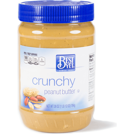 slide 1 of 1, Best Yet Peanut Butter Crunchy, 28 oz