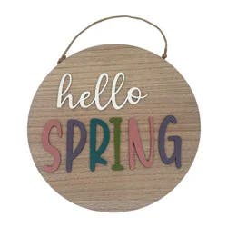 Holiday Home Hello Spring Wall Decor