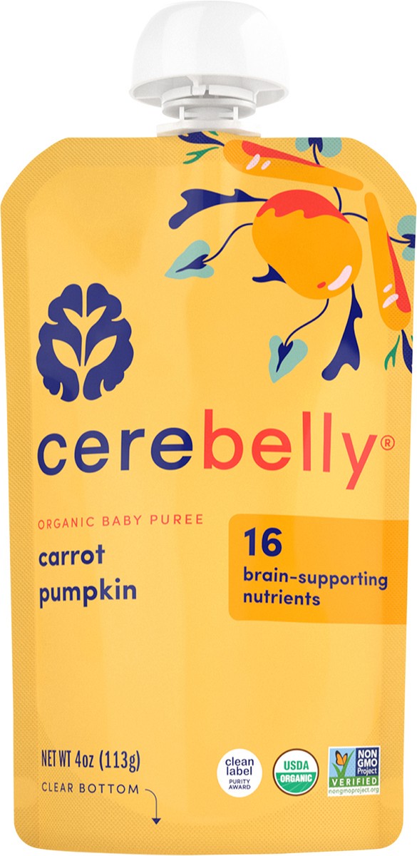 slide 2 of 3, Cerebelly Organic Carrot Pumpkin 4oz, 4 oz