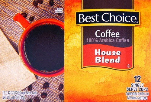 slide 1 of 1, Best Choice K Cup House Blend, 12 ct