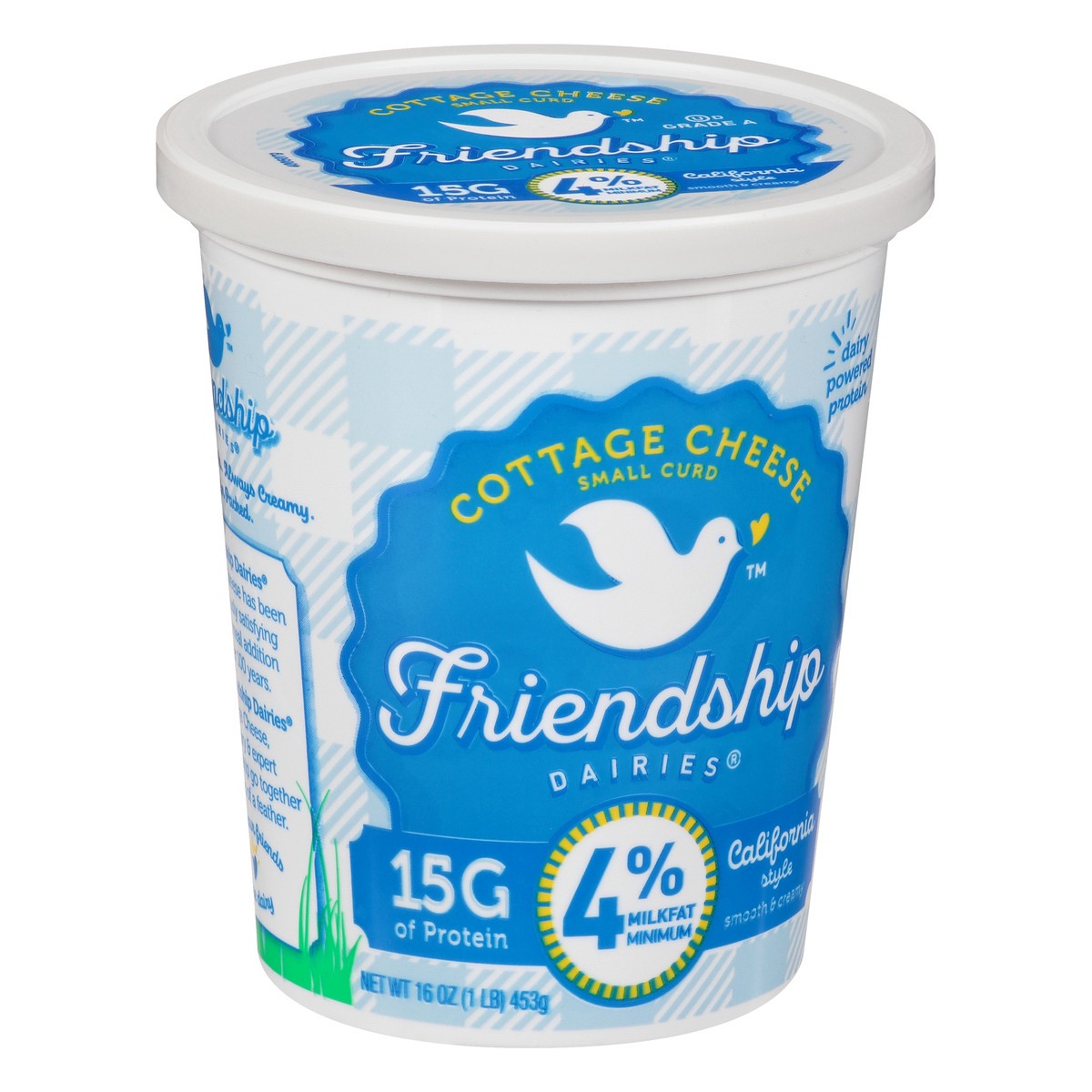 slide 2 of 9, Friendship Dairies 4% Milkfat California Style Small Curd Cottage Cheese 16 oz, 16 oz