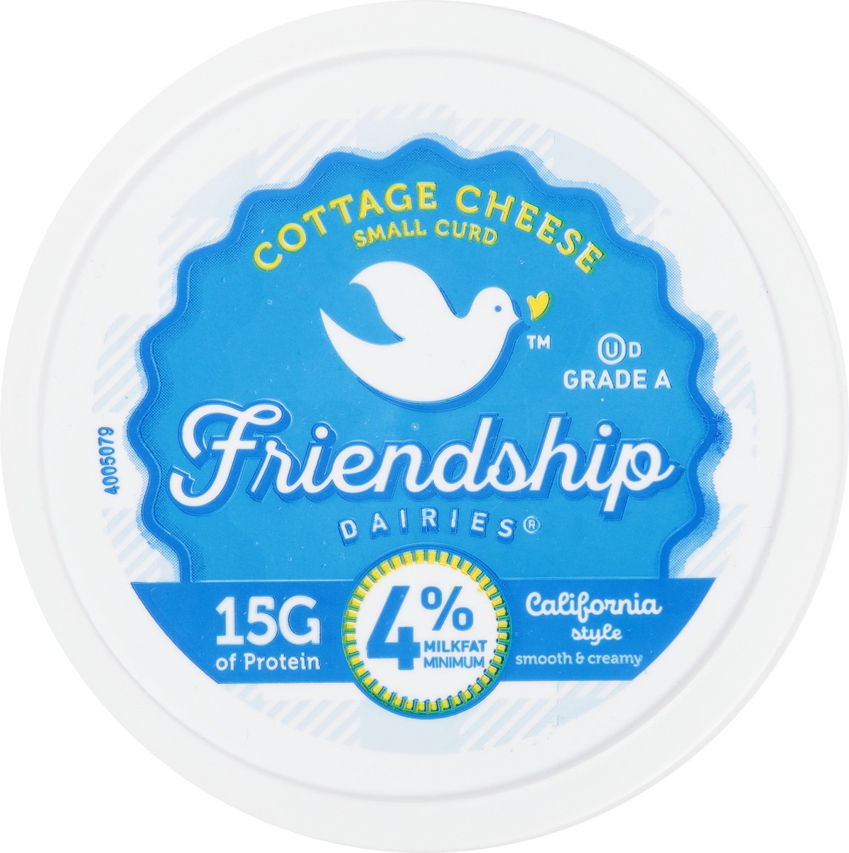 slide 9 of 9, Friendship Dairies 4% Milkfat California Style Small Curd Cottage Cheese 16 oz, 16 oz