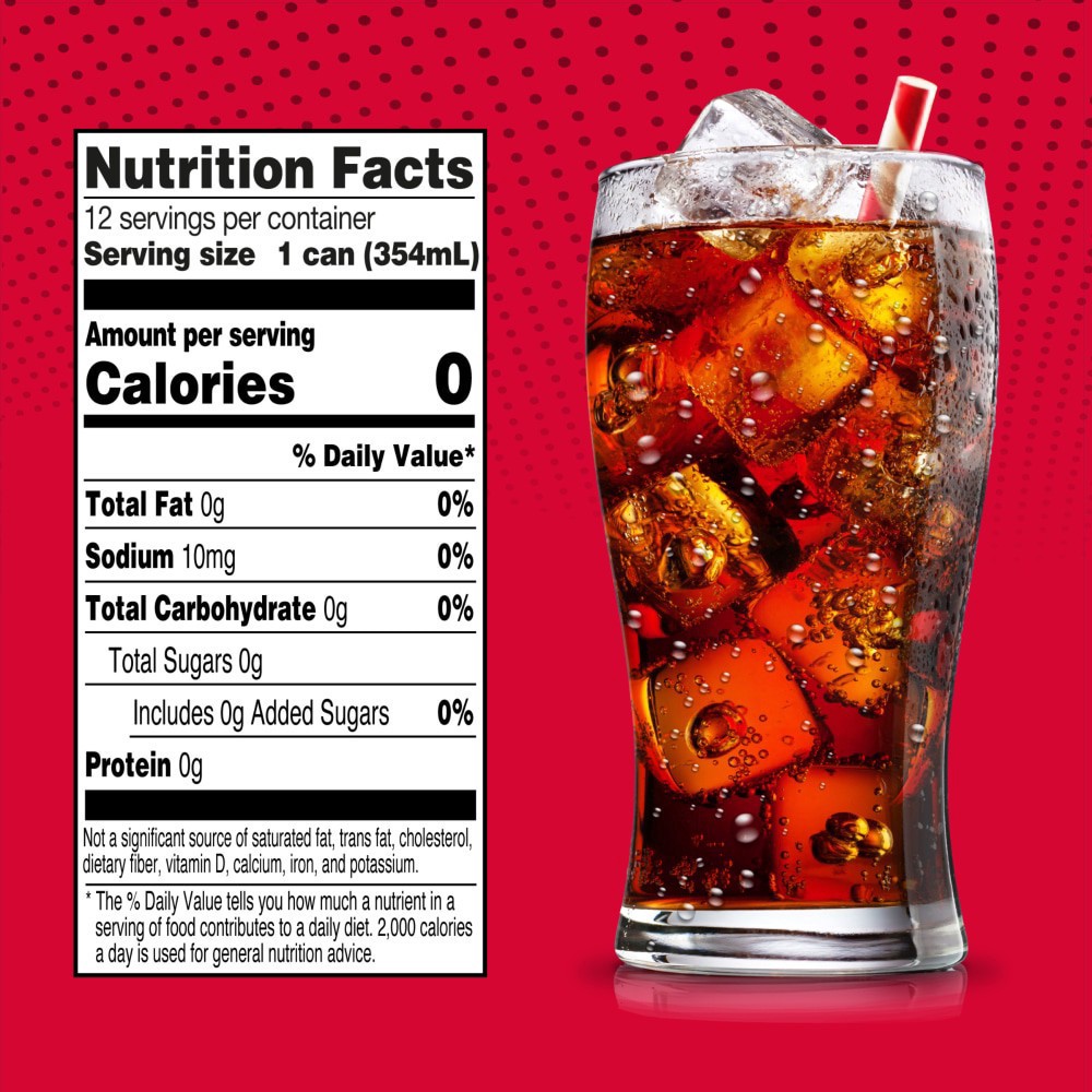 slide 4 of 4, Big K Cola Oh! Zero Calorie Soda, 12 ct; 12 fl oz