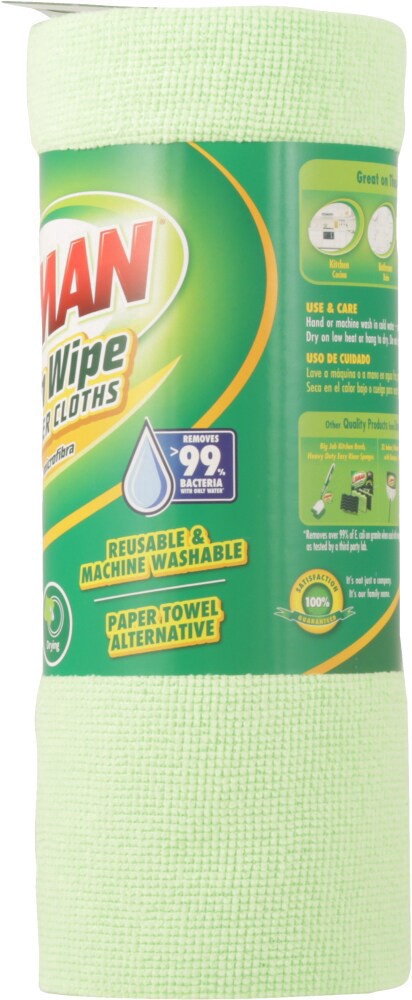 slide 4 of 5, Libman Tear 'N Wipe Microfiber Cloths, 1 ct