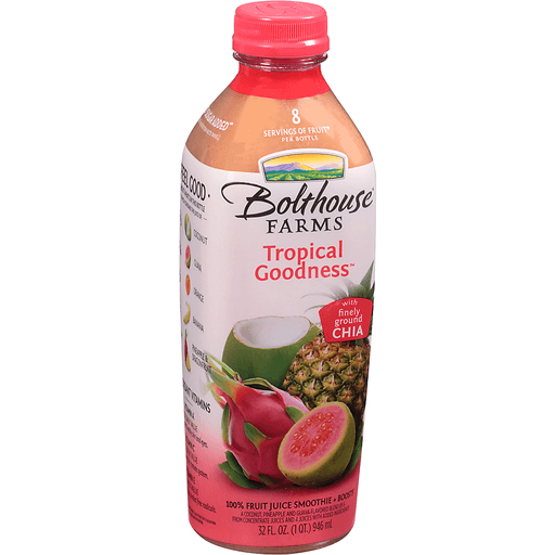 slide 2 of 7, Bolthouse Farms Tropical Goodness Smoothie Boosts, 32 oz