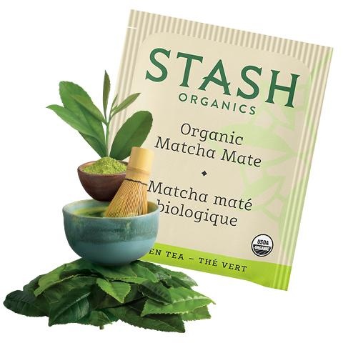 slide 1 of 4, Stash Orgnc Matcha Mate Tea - 18 ct, 18 ct