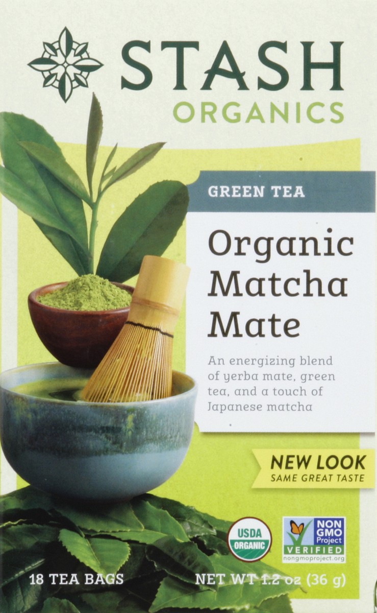 slide 2 of 4, Stash Orgnc Matcha Mate Tea - 18 ct, 18 ct