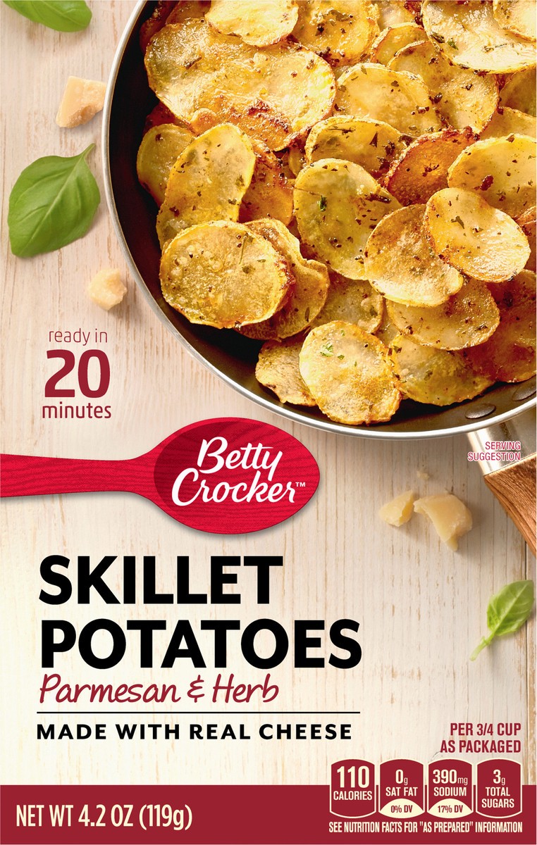 slide 11 of 12, Betty Crocker Parmesan & Herb Skillet Potatoes 4.2 oz, 4.2 oz