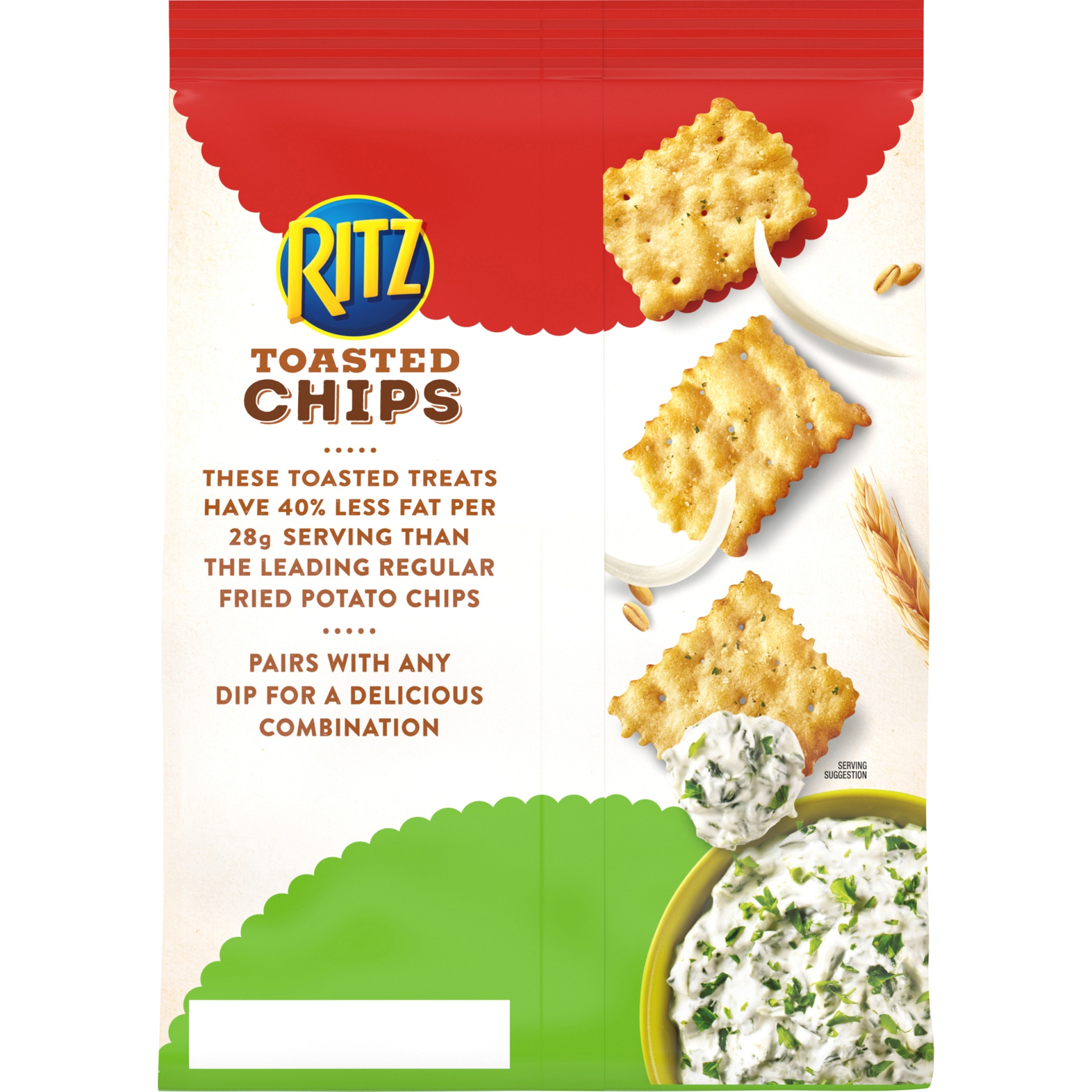 slide 2 of 9, Ritz Toasted Chips Sour Cream Onion, 8.1 oz