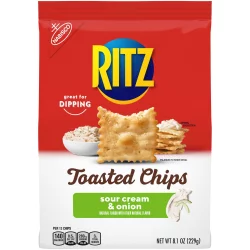Ritz Toasted Chips Sour Cream Onion