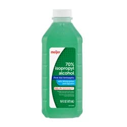 Meijer 70% Isopropyl Rubbing Alcohol, 16 Fl. Oz