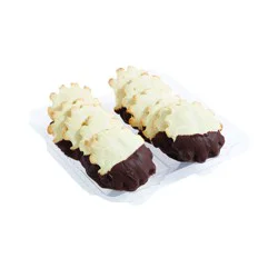 Raley's Chocolate Dipped Shortbread Cookie, 10 ea