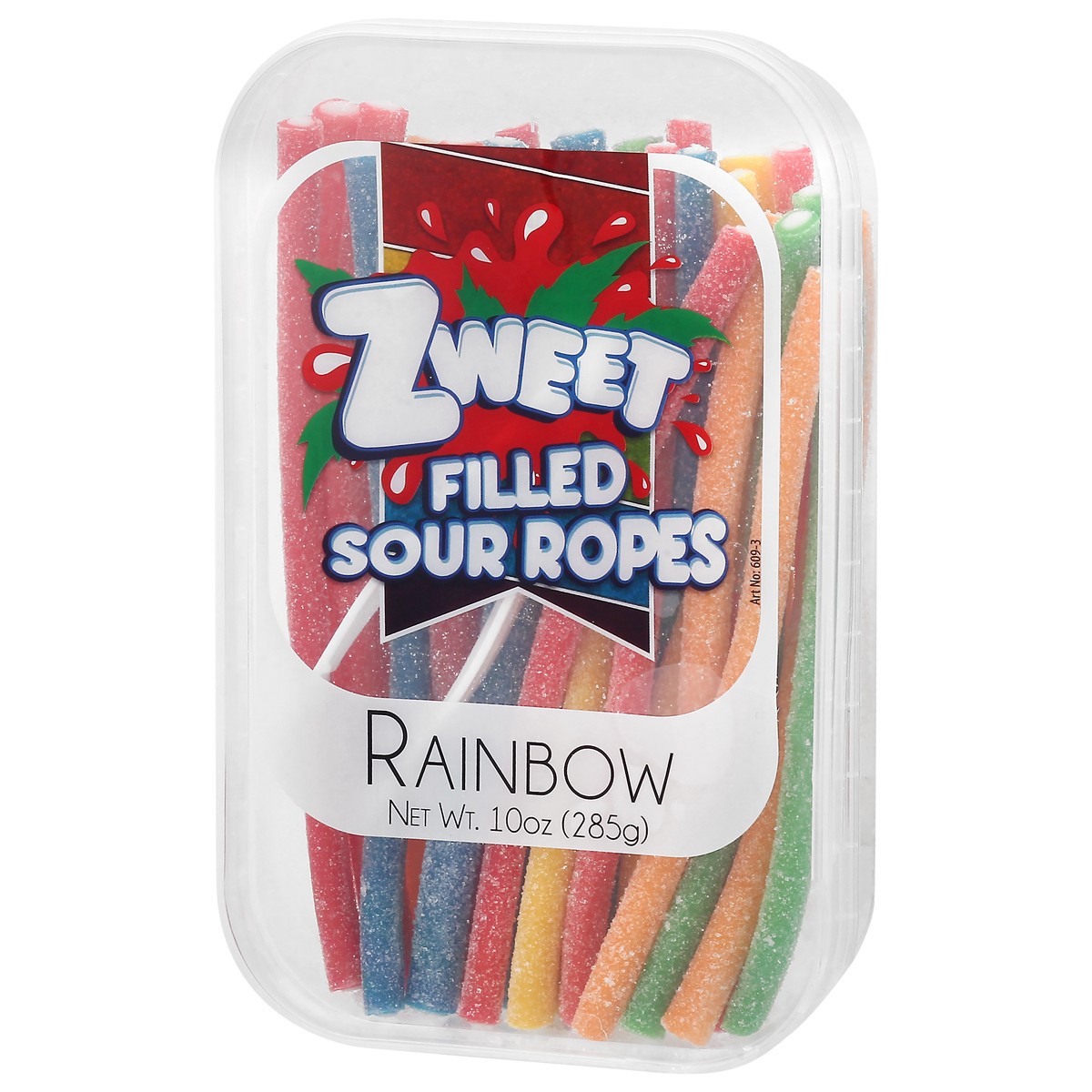 slide 7 of 13, Zweet Ropes Sour Rainbow Filled, 10 oz