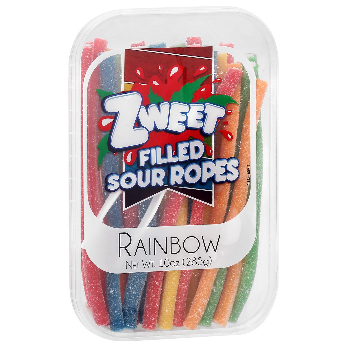 slide 6 of 13, Zweet Ropes Sour Rainbow Filled, 10 oz
