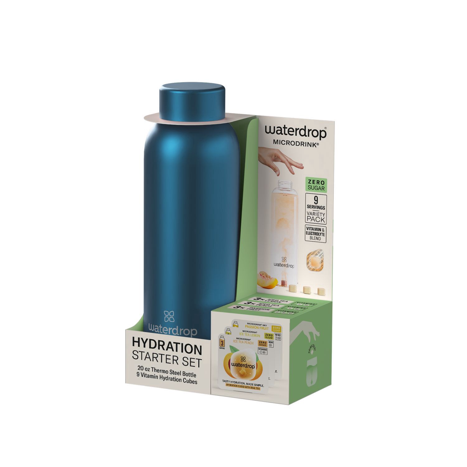 slide 1 of 1, Waterdrop, Hydration Starter Kit, 15.2 Oz, 1 ct