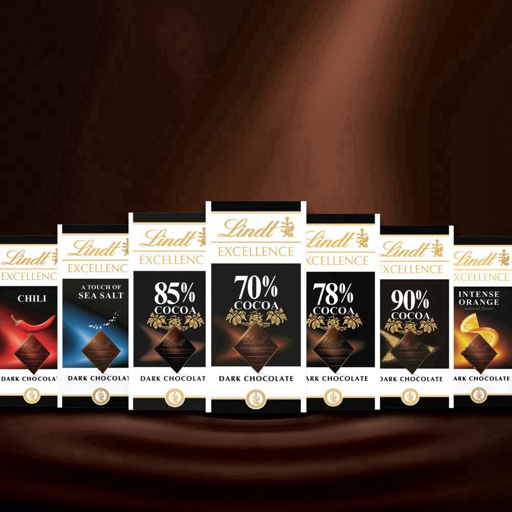 slide 31 of 72, Lindt Excellence Intense Orange Dark Chocolate 3.5 oz, 3.5 oz