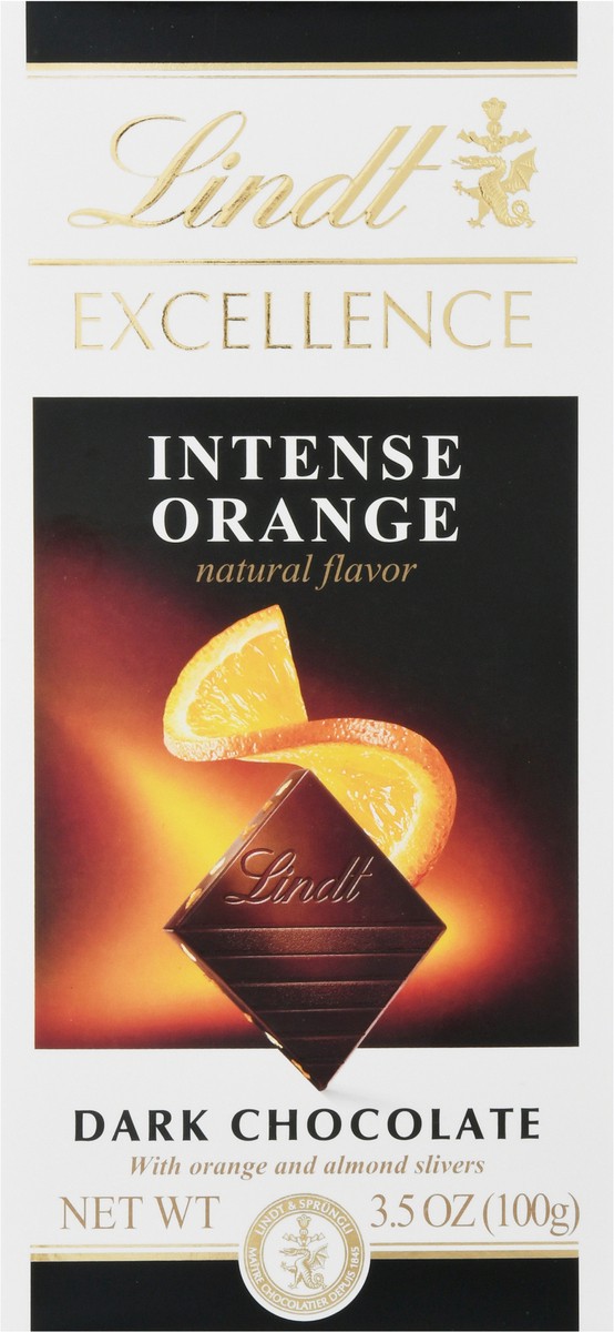 slide 1 of 72, Lindt Excellence Intense Orange Dark Chocolate 3.5 oz, 3.5 oz