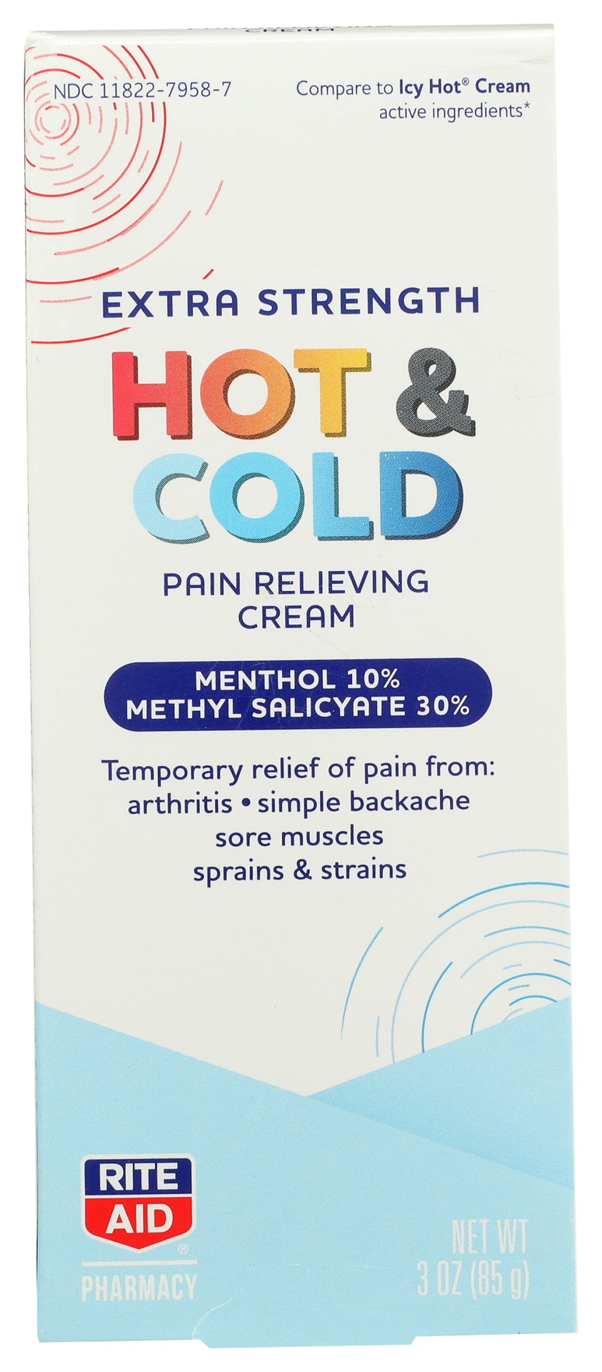 Rite Aid Ra Cool Heat Muscle Rub 3Z 3 oz | Shipt