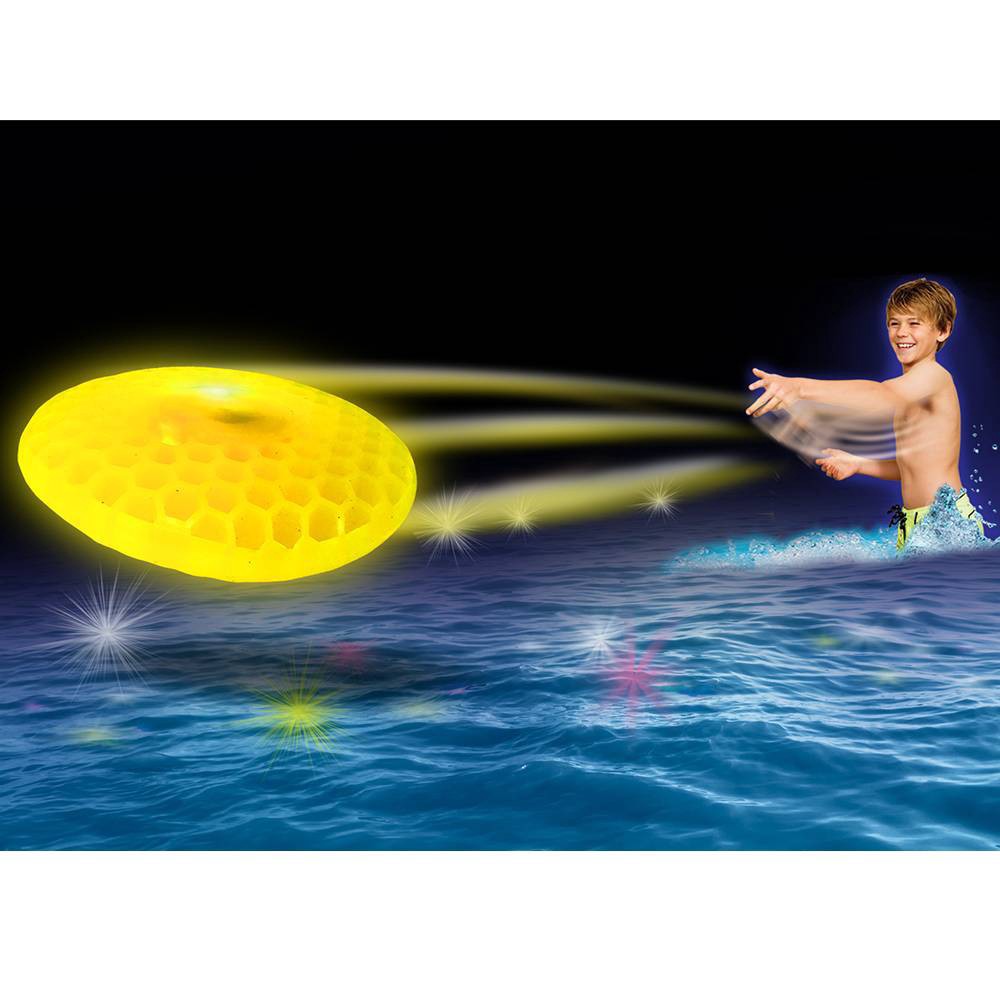 slide 4 of 6, Splash Bombs Lightwave Tropic Flyer Light-up Waterproof Flying Disc, Colors May Vary, 1 ct