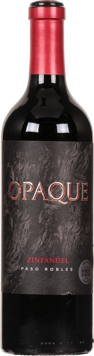 slide 3 of 9, Opaque Zinfandel Paso Robles Red Wine 750mL, 750 ml